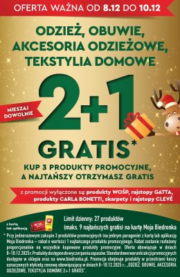 Oferty 2+1, strona 0 promocja w Biedronka