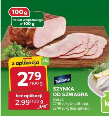Szynka od Szwagra Krakus promocja w Stokrotka