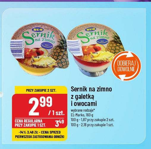 Sernik na zimno Neo promocja