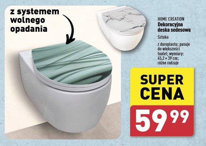 Deska sedesowa dekoracyjna Home creation promocja