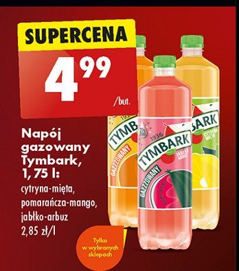 Napój jabłko arbuz Tymbark gazzzowana promocja