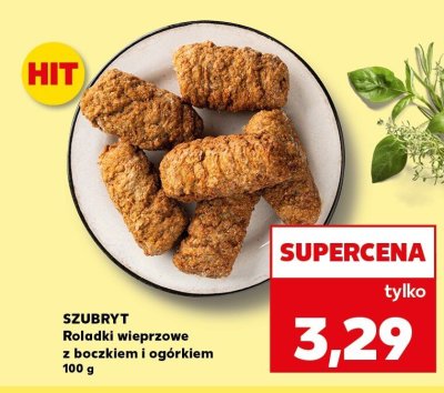 Roladki wieprzowe z boczkiem i ogórkiem  promocja w Kaufland
