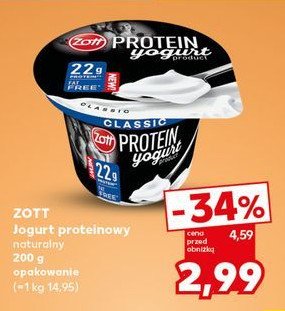 Deser ryżowy Zott protein promocja w Kaufland
