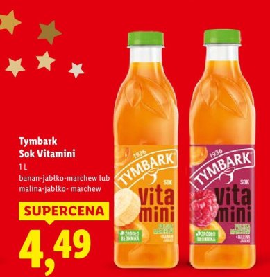 Sok Vitamini banan-jabłko-marchew promocja w Lidl