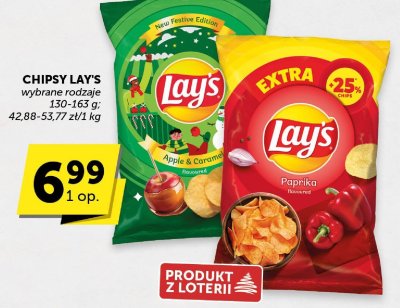 Chipsy Lay's wybrane rodzaje promocja w Groszek