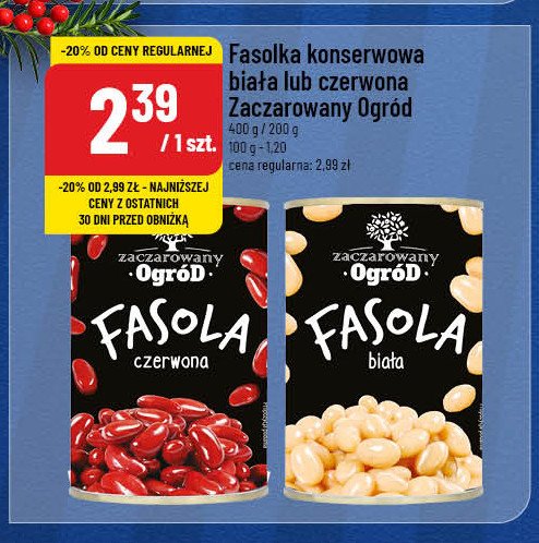 Fasola konserwowa biała Zaczarowany ogród promocja