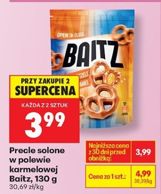 Precle solone w polewie karmelowej, 130 g promocja w Biedronka