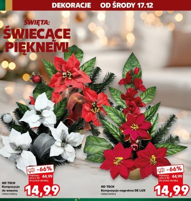 HD TECH Kompozycja do wazonu różne kolory promocja w Kaufland