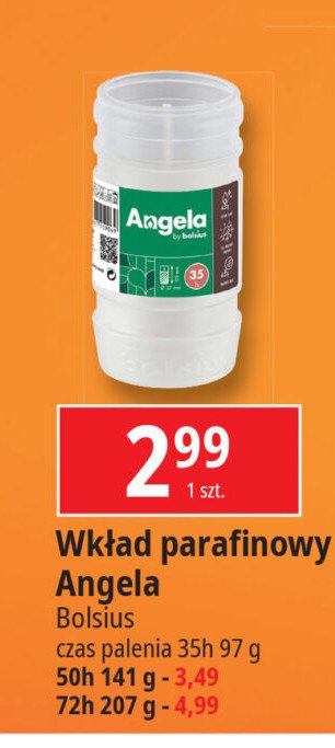 Wkład parafinowy 35 h Angela promocja