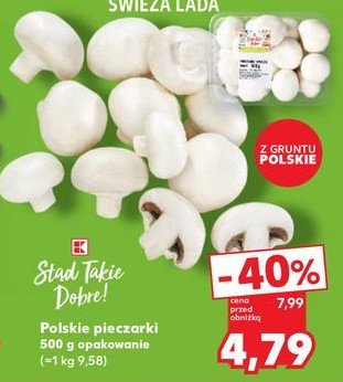Pieczarki K-classic st膮d takie dobre! promocja