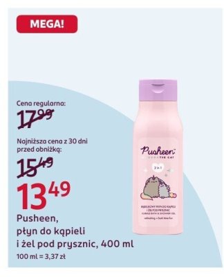 Płyn do kąpieli i żel pod prysznic, 400 ml promocja w Rossmann