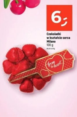 Czekoladki w kształcie serca Milano promocja w Dealz