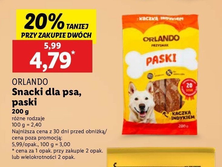 Paski z kaczką Orlando promocja