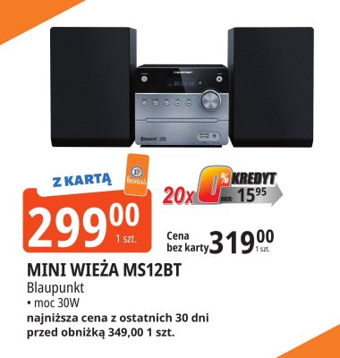 Mini wieża MS12BT Blaupunkt promocja w Leclerc