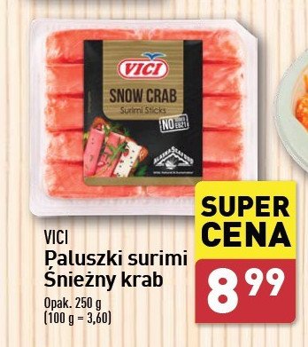 Paluszki surimi snow crab Vici promocja