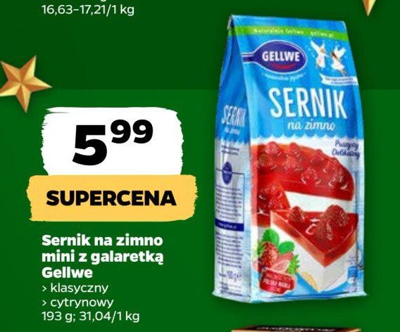 Sernik na zimno Gellwe promocja