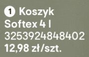 Koszyk Softex 4l promocja w Castorama
