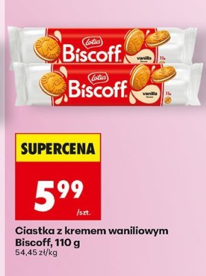 Ciastka z kremem waniliowym  promocja w Biedronka