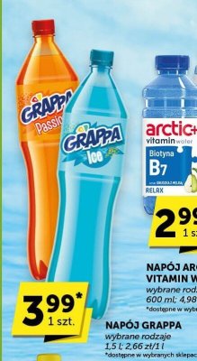 Napój Arctic+ Vitamin Water wybrane rodzaje promocja w Groszek