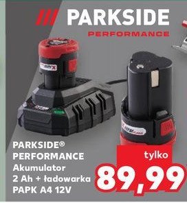 Akumulator litowo-jonowy 2ah z ładowarką Parkside promocja w Kaufland