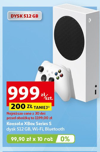 Konsola 512 gb + kontroler Xbox series s promocja