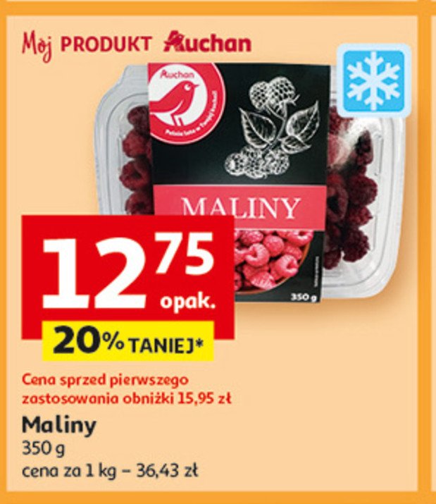 Maliny Auchan promocja