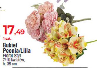 Bukiet peonii promocja