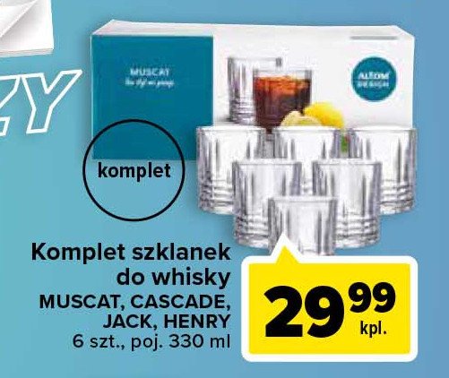 Szklanki cascade 330 ml Altom design promocja