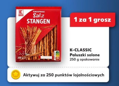 Paluszki solone 250 g promocja w Kaufland