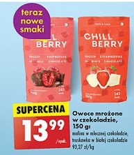 Truskawki w białęj czekoladzie Chill berry promocja