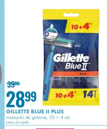 Maszynka do golenia Gillette blue ii plus promocje