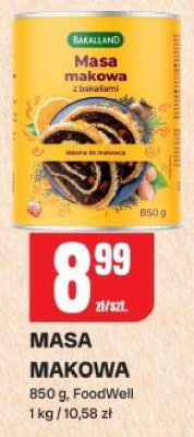 Masa makowa z bakaliami Bakalland promocja w Chorten