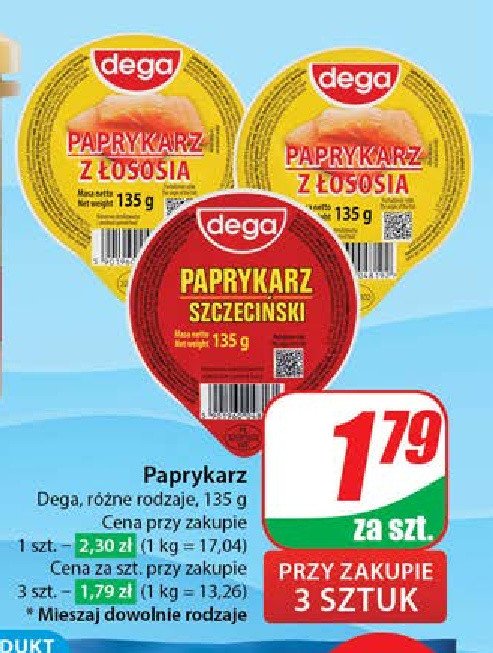 Paprykarz szczeciński Dega promocja w Dino