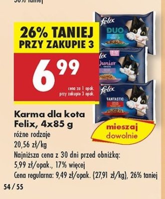 Karma dla kotów smaki rybne w galaretce promocja