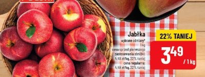 Jabłka wybrane odmiany promocja w POLOmarket