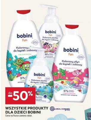 Płyn do kąpieli i zabawy Bobini Fun, różne wody promocja w Stokrotka