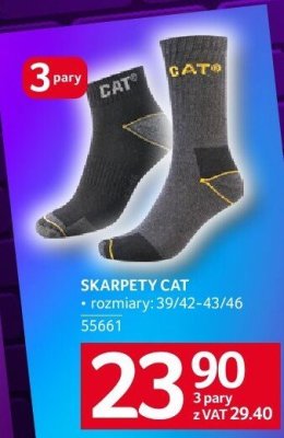 Skarpety CAT 3 pary promocja w Selgros