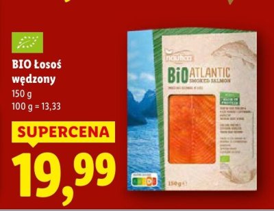 BIO Łosoś wędzony promocja w Lidl