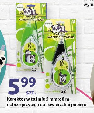 Korektor w taśmie panda 5 mm x 6 m promocja