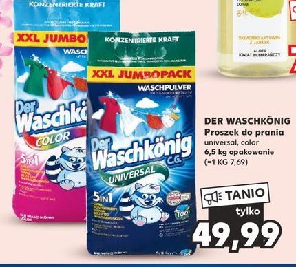 Proszek do prania universal Der waschkonig promocja