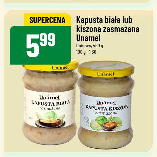 Kapusta kiszona zasmażana UNAMEL promocja