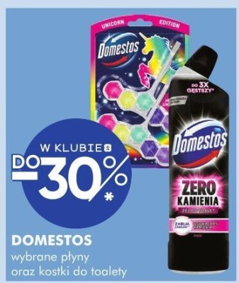 Domestos wybrane płyny oraz kostki do toalety promocja w Super-Pharm
