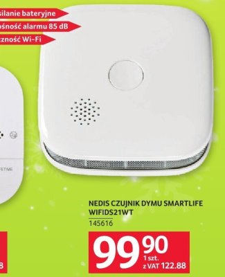 Czujnik dymu NEDIS SMARTLIFE WIFIDS21WT promocja w Selgros
