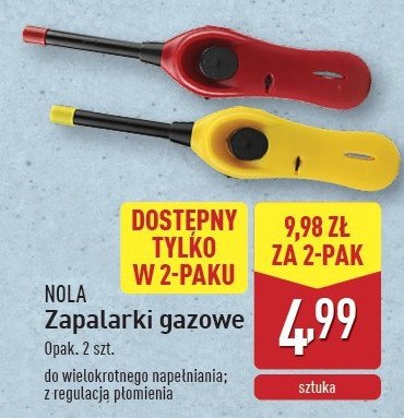 Zapalarka gazowa Nola promocja