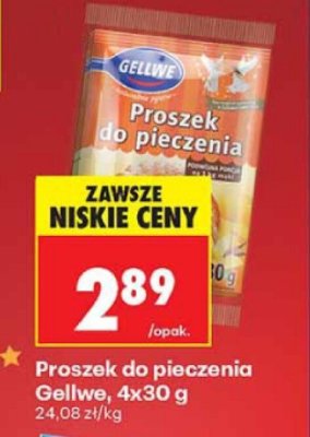 Proszek do pieczenia Gellwe promocja w Biedronka
