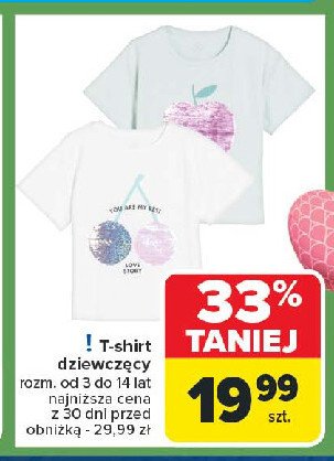 T-shirt dziewcz臋cy 3-14 lat promocja