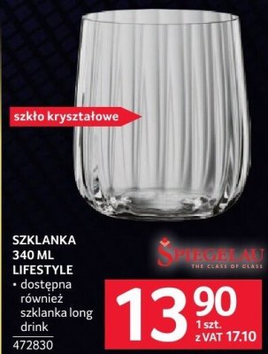 Szklanka 340 ml Lifestyle promocja w Selgros