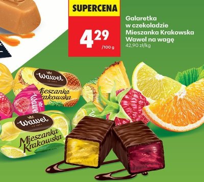 Galaretka w czekoladzie Mieszanka Krakowska Wawel promocja w Biedronka