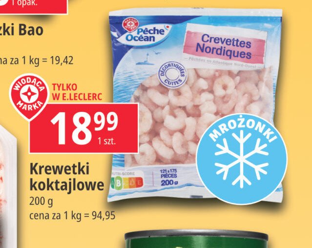 Krewetki koktajlowe Wiodąca marka peche ocean promocja