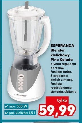 Blender pina colada ekm0023e Esperanza promocja w Kaufland